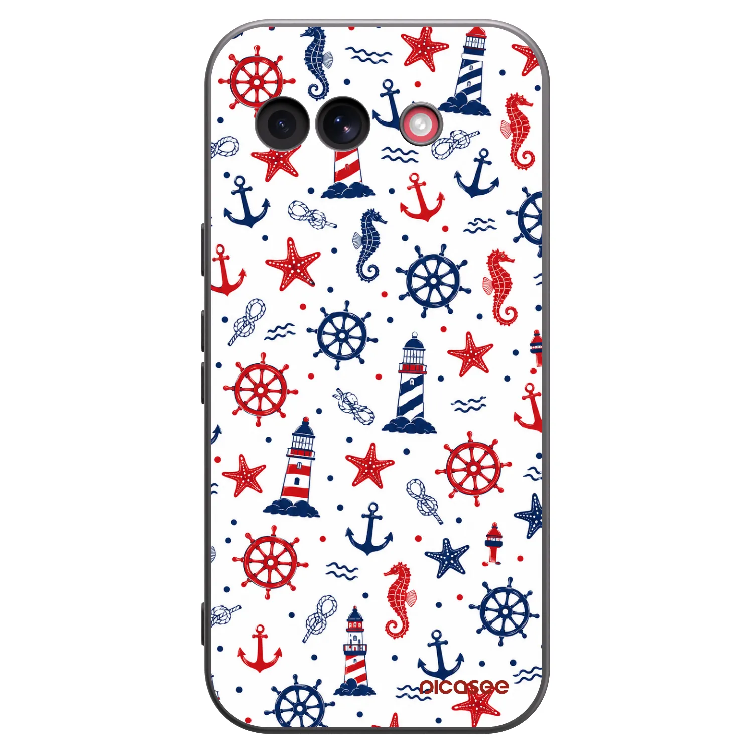 Picasee silikonski črni ovitek za Google Pixel 10a - Sailor Vibes