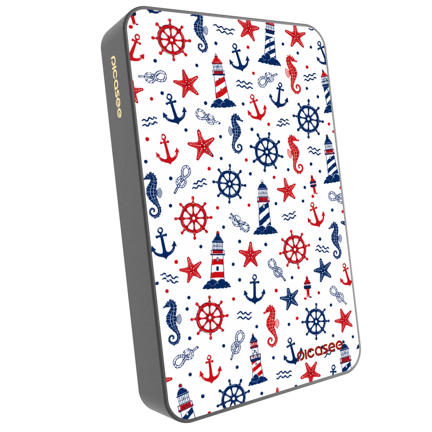 Picasee Prenosna baterija z MagSafe 10 000 mAh Siva - Sailor Vibes
