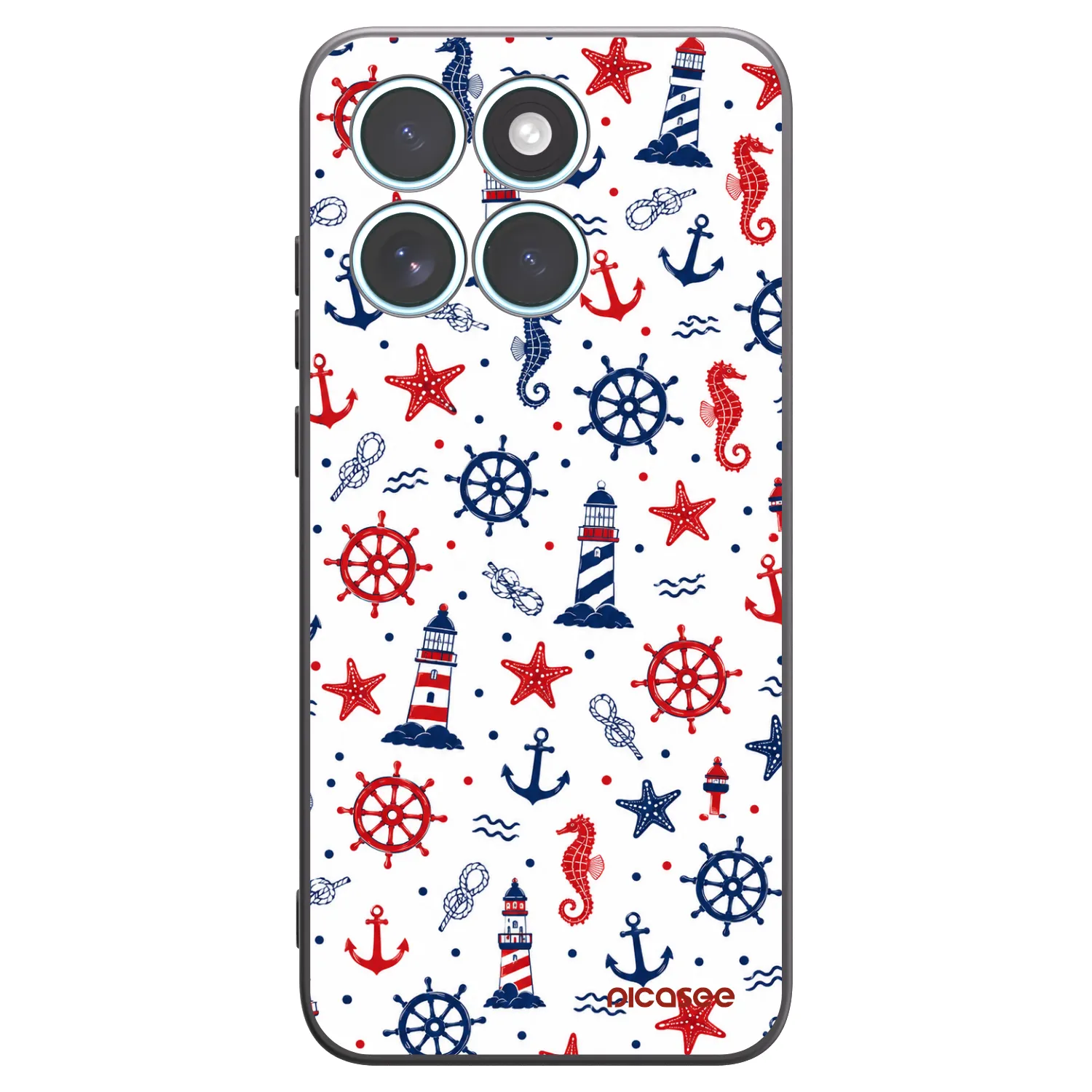 Picasee silikonski črni ovitek za Motorola Edge 70 Fusion - Sailor Vibes