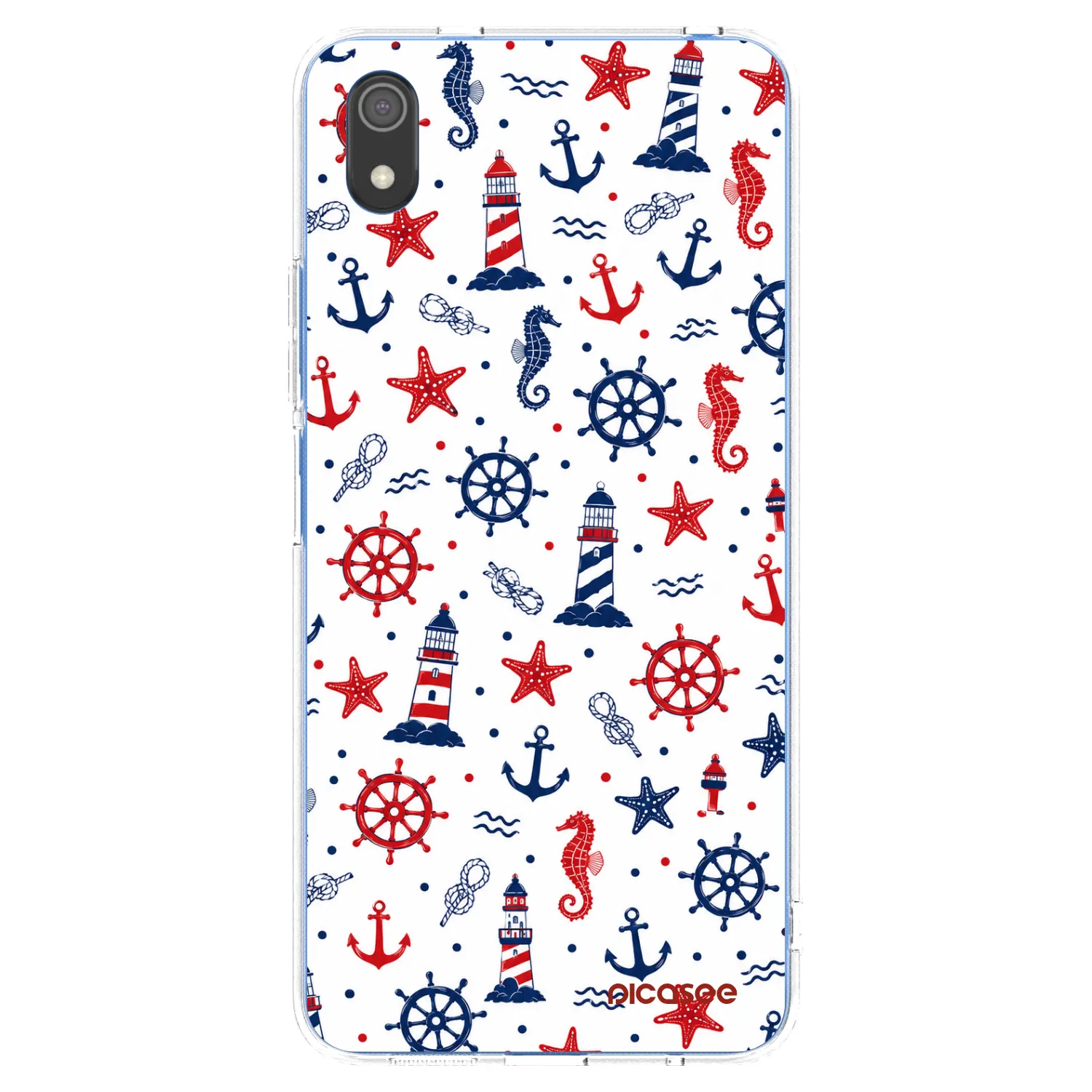 Picasee silikonski prozorni ovitek za Xiaomi Redmi 7A - Sailor Vibes