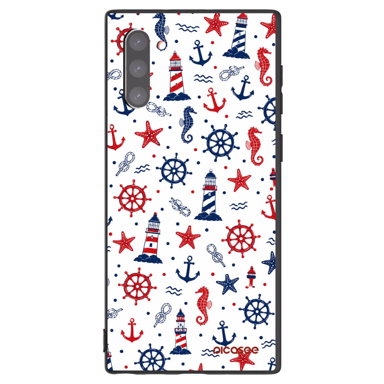 Picasee silikonski črni ovitek za Samsung Galaxy Note 10 N970F - Sailor Vibes