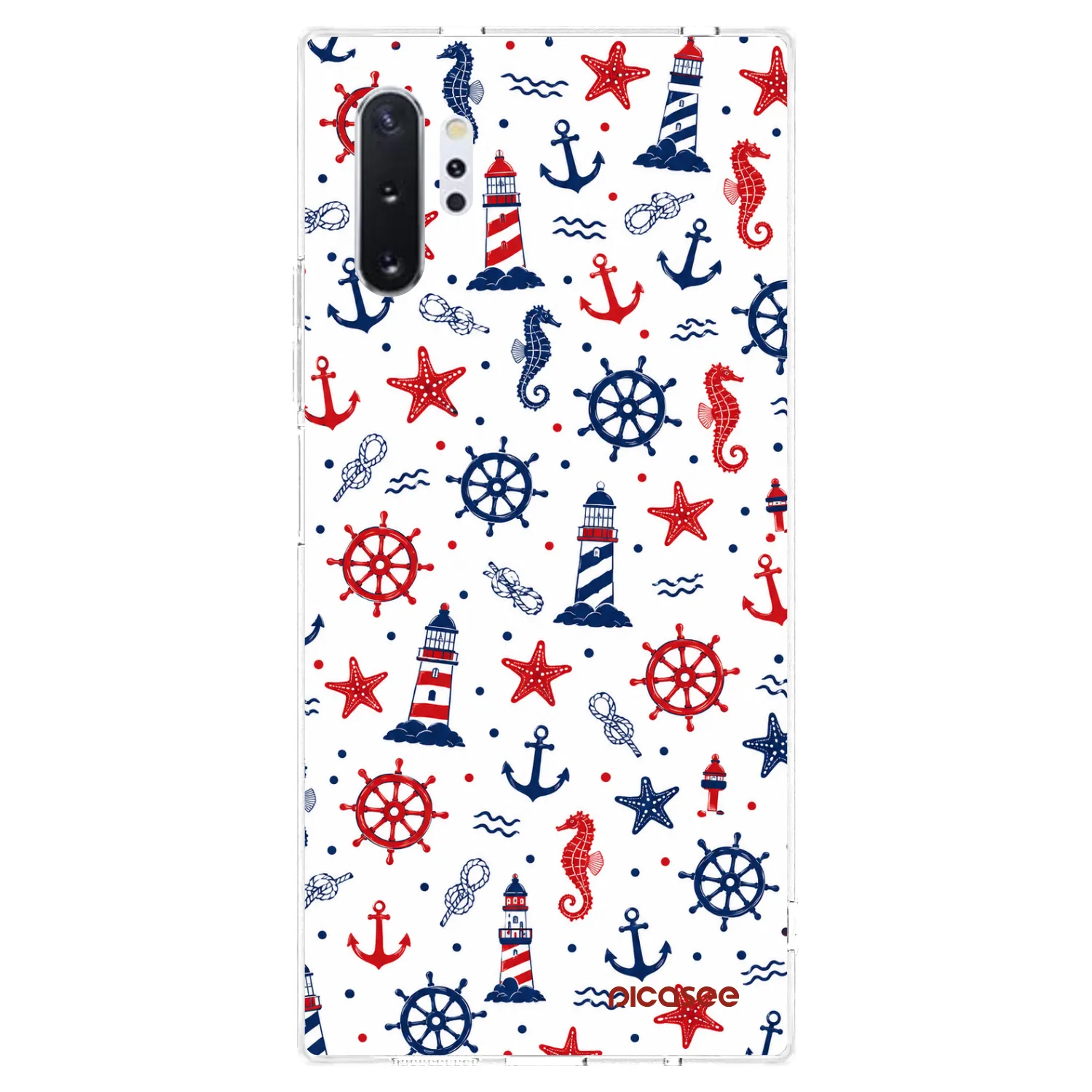 Picasee silikonski prozorni ovitek za Samsung Galaxy Note 10+ N975F - Sailor Vibes