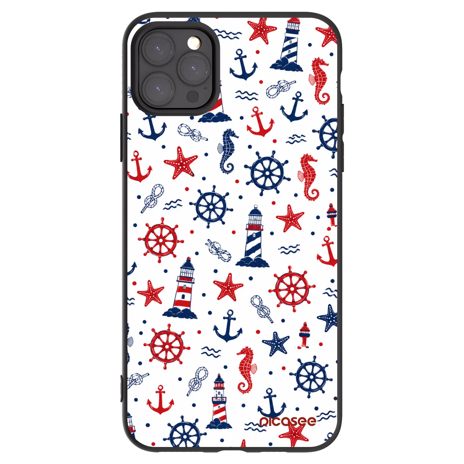 Picasee silikonski črni ovitek za Apple iPhone 11 Pro Max - Sailor Vibes