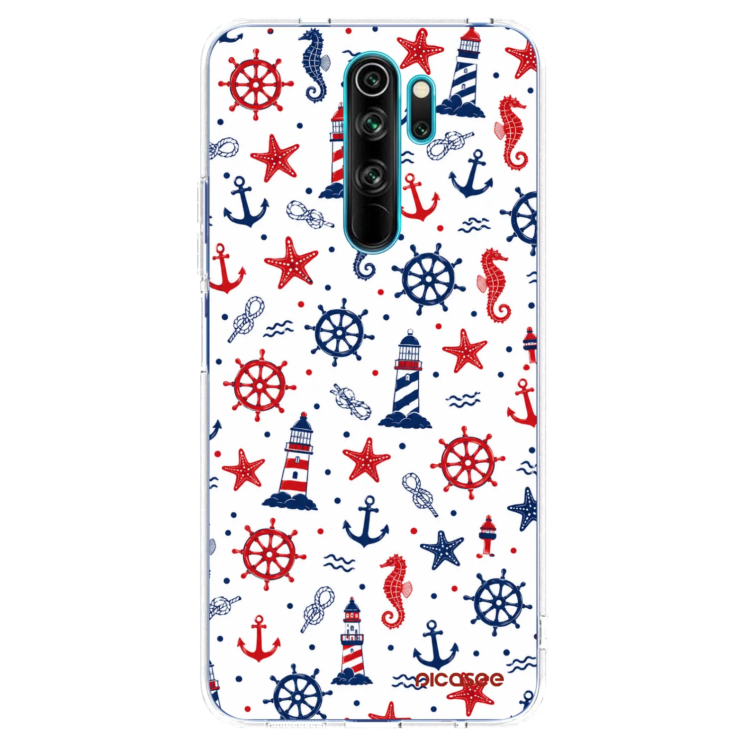 Picasee silikonski prozorni ovitek za Xiaomi Redmi Note 8 Pro - Sailor Vibes