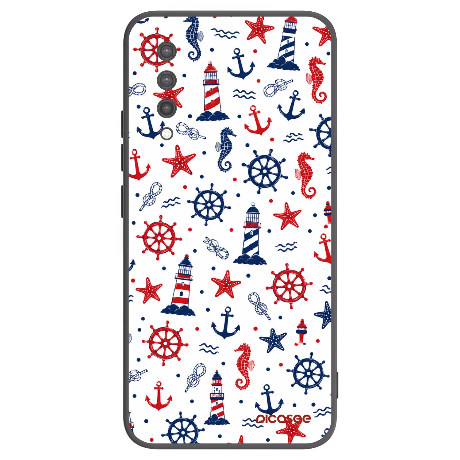 Picasee silikonski črni ovitek za Xiaomi Mi 9 Lite - Sailor Vibes