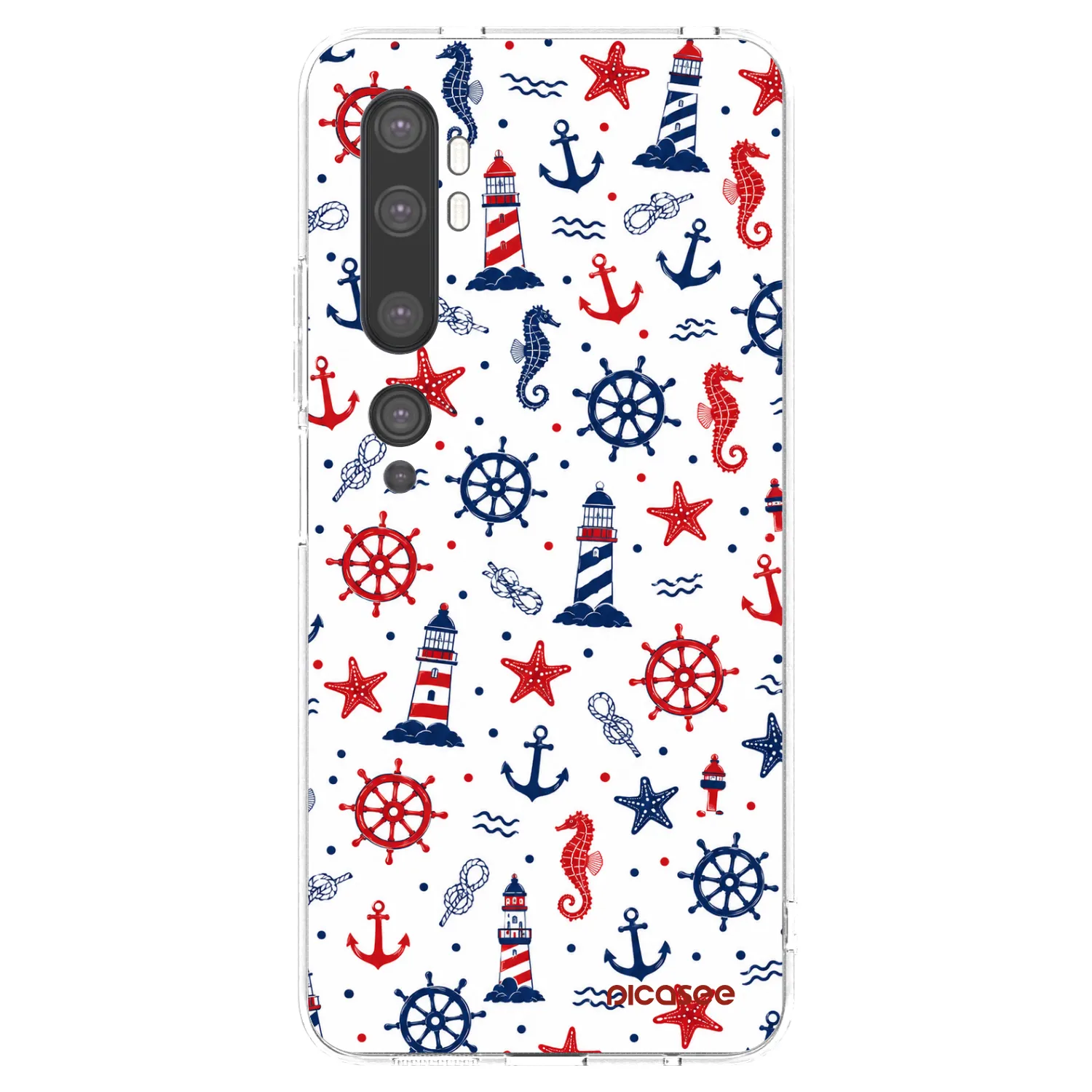 Picasee silikonski prozorni ovitek za Xiaomi Mi Note 10 (Pro) - Sailor Vibes
