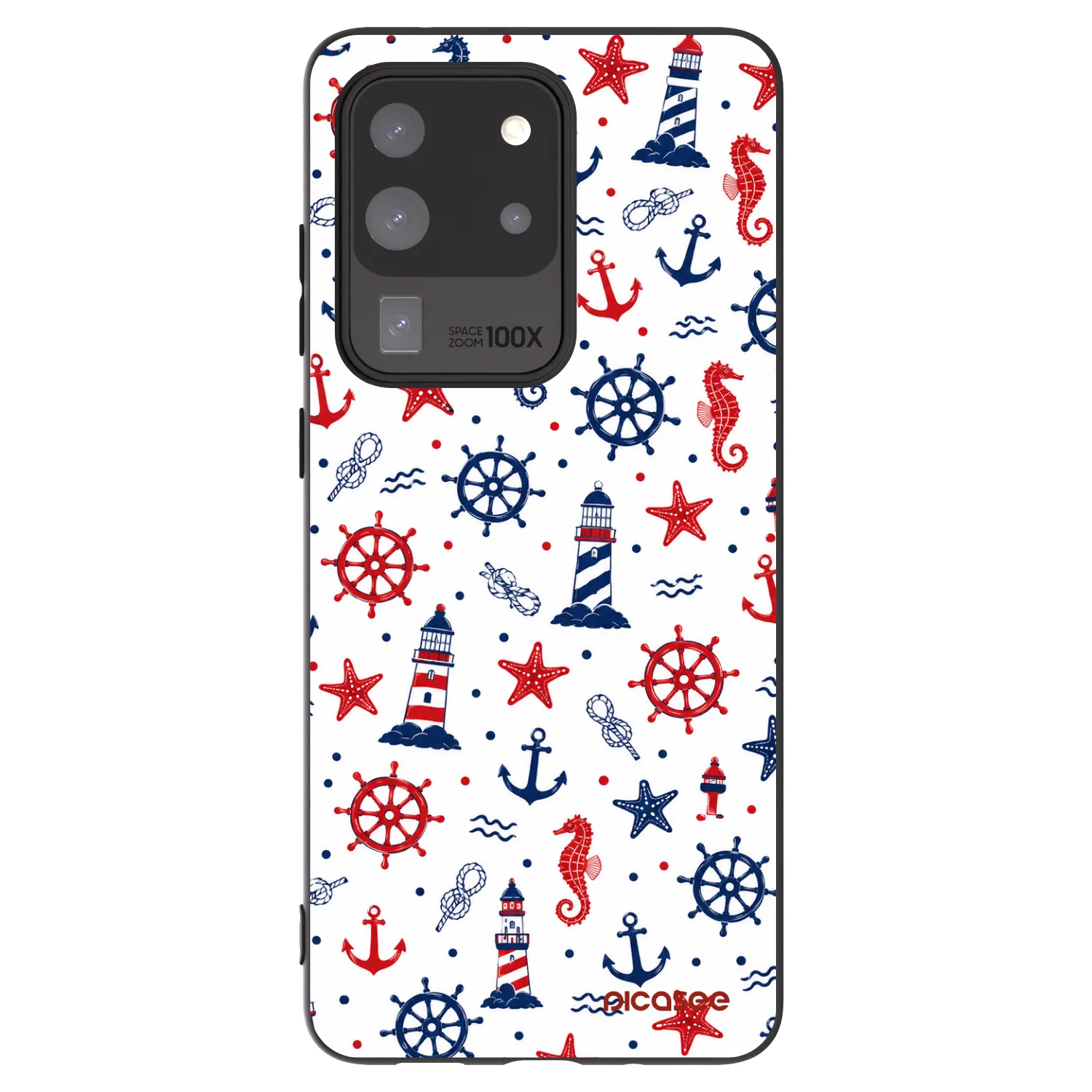 Picasee silikonski črni ovitek za Samsung Galaxy S20 Ultra 5G G988F - Sailor Vibes