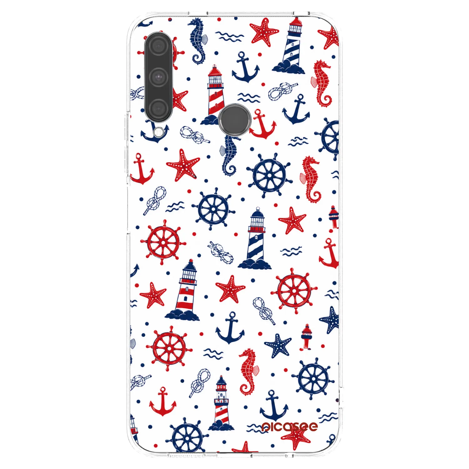 Picasee silikonski prozorni ovitek za Huawei P40 Lite E - Sailor Vibes
