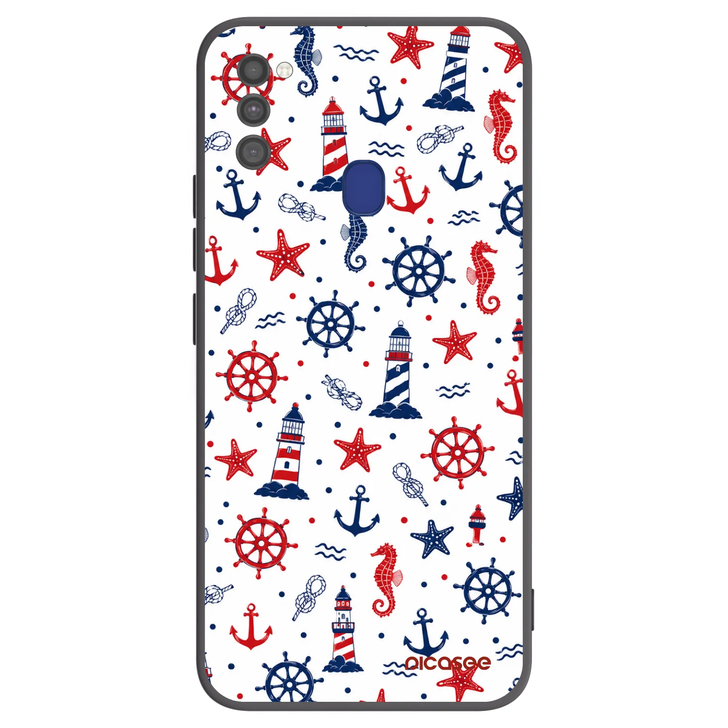 Picasee silikonski črni ovitek za Samsung Galaxy M21 M215F - Sailor Vibes