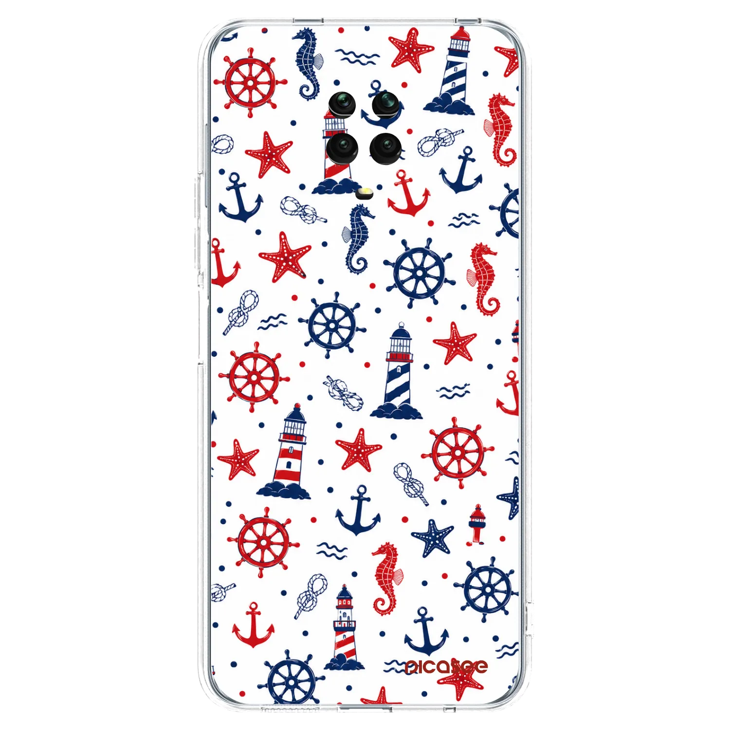 Picasee silikonski prozorni ovitek za Xiaomi Redmi Note 9S - Sailor Vibes