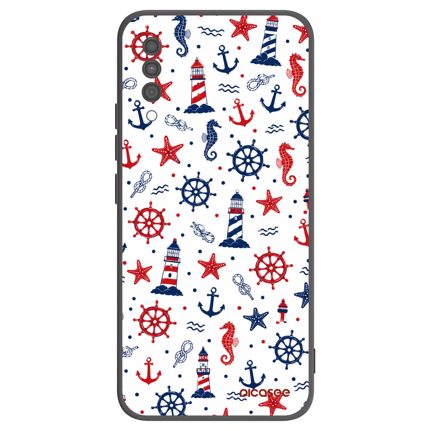 Picasee silikonski črni ovitek za Samsung Galaxy A30s A307F - Sailor Vibes