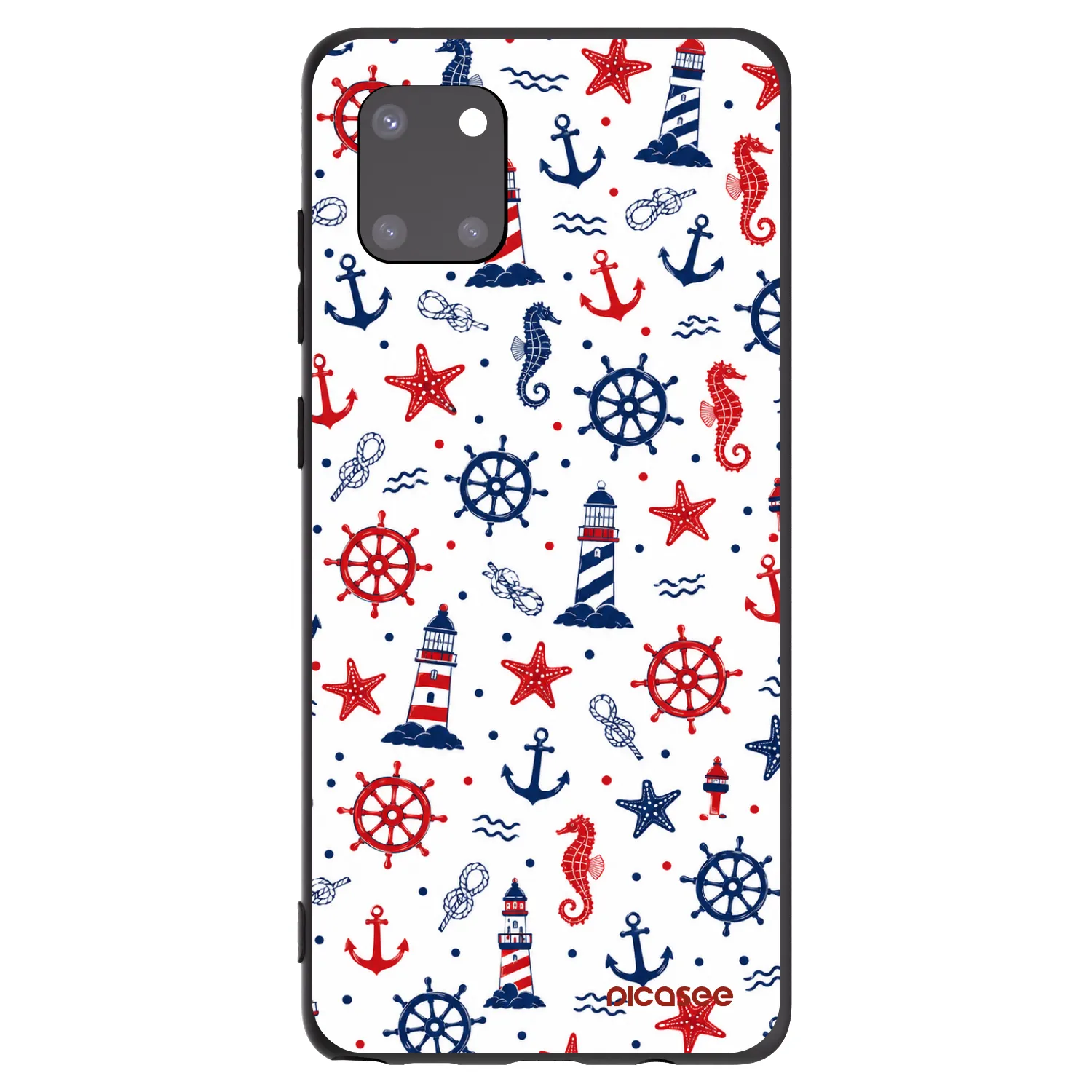 Picasee silikonski črni ovitek za Samsung Galaxy Note 10 Lite N770F - Sailor Vibes