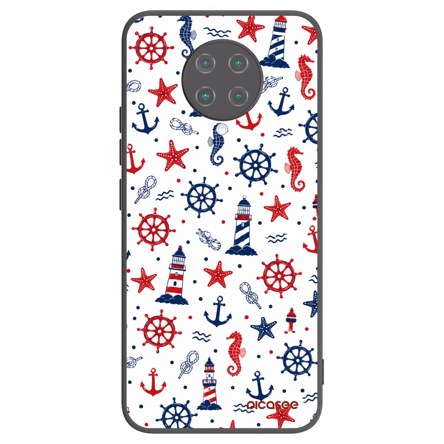 Picasee silikonski črni ovitek za Xiaomi Poco F2 Pro - Sailor Vibes