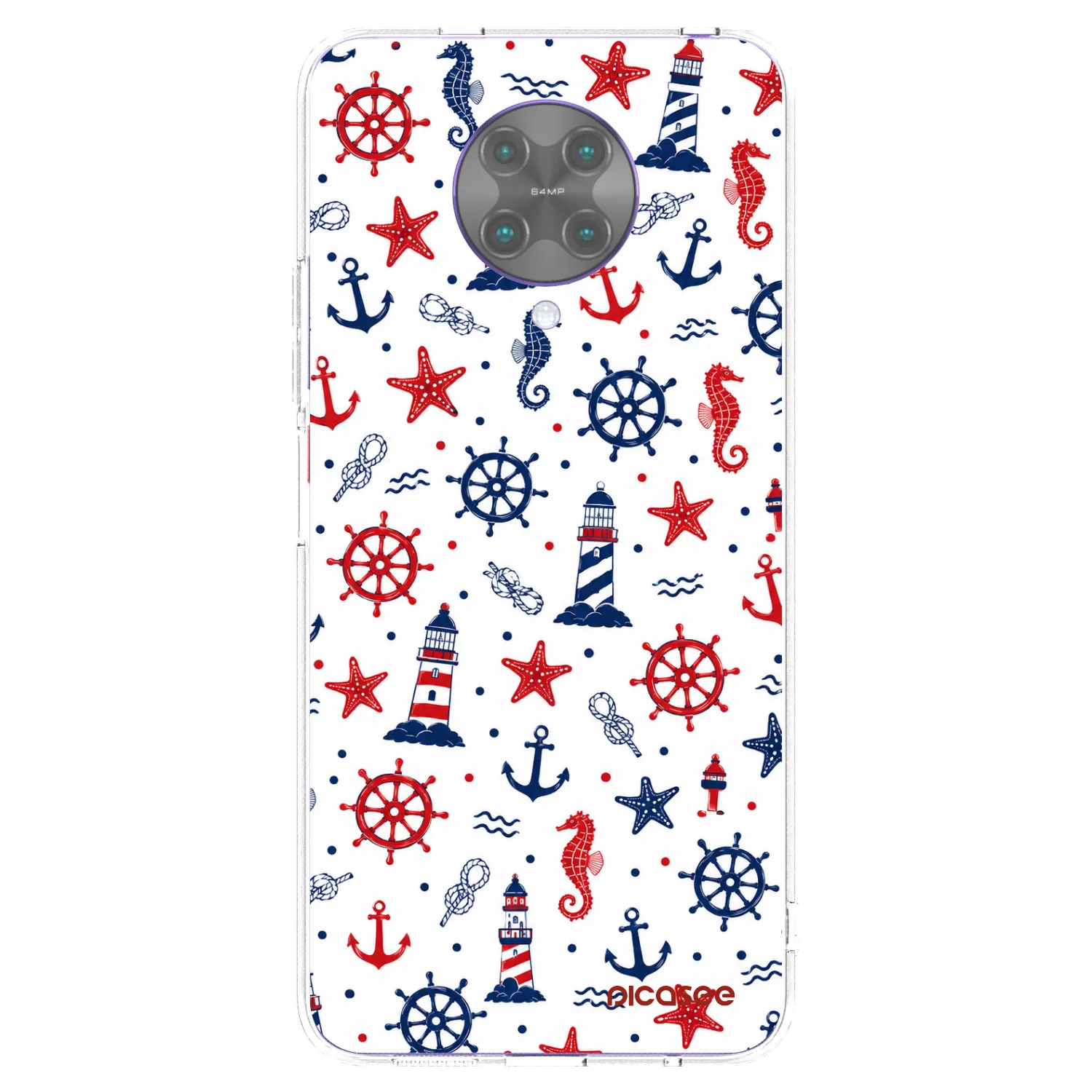 Picasee silikonski prozorni ovitek za Xiaomi Poco F2 Pro - Sailor Vibes