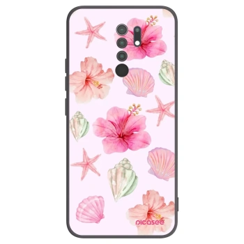 Picasee silikonski črni ovitek za Xiaomi Redmi 9 - Blush Lagoon