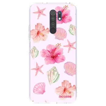 Picasee silikonski prozorni ovitek za Xiaomi Redmi 9 - Blush Lagoon