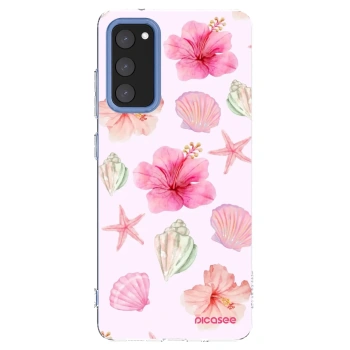 Picasee silikonski prozorni ovitek za Samsung Galaxy S20 FE - Blush Lagoon