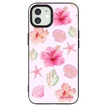 Picasee silikonski črni ovitek za Apple iPhone 12 - Blush Lagoon