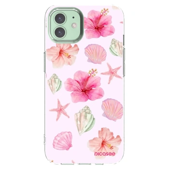 Picasee silikonski prozorni ovitek za Apple iPhone 12 Pro - Blush Lagoon