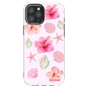 Picasee silikonski prozorni ovitek za Apple iPhone 12 Pro Max - Blush Lagoon