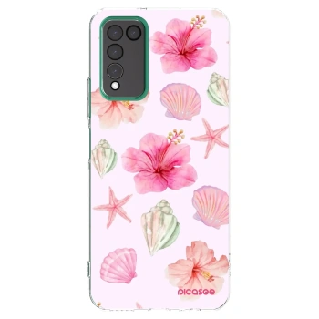 Picasee silikonski prozorni ovitek za Honor 10X Lite - Blush Lagoon