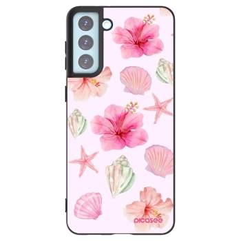 Picasee silikonski črni ovitek za Samsung Galaxy S21+ 5G G996F - Blush Lagoon
