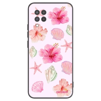 Picasee silikonski črni ovitek za Samsung Galaxy A42 A426B - Blush Lagoon