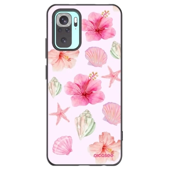 Picasee silikonski črni ovitek za Xiaomi Redmi Note 10 Pro - Blush Lagoon
