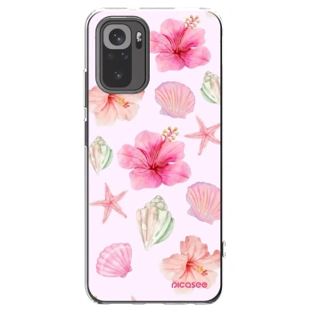 Picasee silikonski prozorni ovitek za Xiaomi Redmi Note 10S - Blush Lagoon