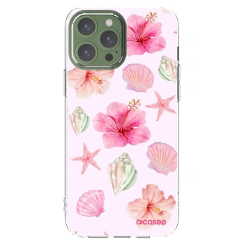 Picasee silikonski prozorni ovitek za Apple iPhone 13 Pro Max - Blush Lagoon
