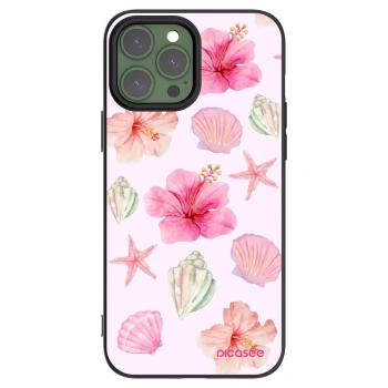 Picasee silikonski črni ovitek za Apple iPhone 13 Pro Max - Blush Lagoon