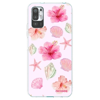 Picasee silikonski prozorni ovitek za Xiaomi Redmi Note 10 5G - Blush Lagoon