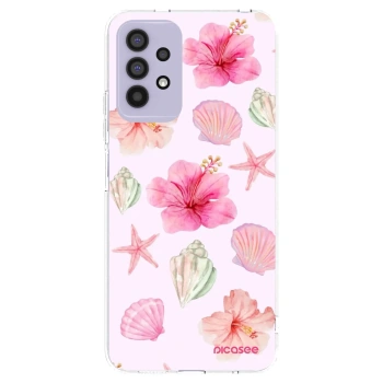 Picasee silikonski prozorni ovitek za Samsung Galaxy A32 4G SM-A325F - Blush Lagoon