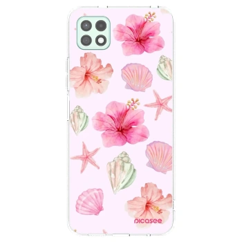 Picasee silikonski prozorni ovitek za Samsung Galaxy A22 A226B 5G - Blush Lagoon