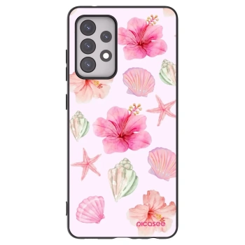 Picasee silikonski črni ovitek za Samsung Galaxy A52s 5G A528B - Blush Lagoon