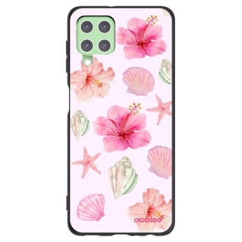 Picasee silikonski črni ovitek za Samsung Galaxy A22 A225F 4G - Blush Lagoon