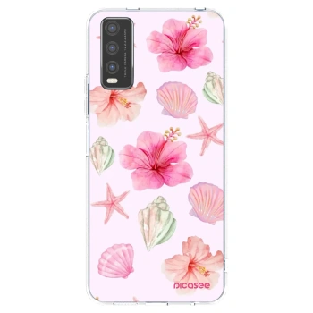 Picasee silikonski prozorni ovitek za Vivo Y20s - Blush Lagoon