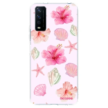 Picasee silikonski prozorni ovitek za Vivo Y11s - Blush Lagoon