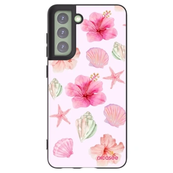 Picasee silikonski črni ovitek za Samsung Galaxy S21 FE 5G - Blush Lagoon