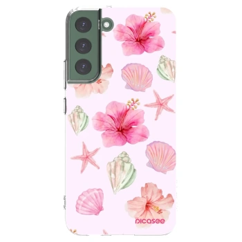 Picasee silikonski prozorni ovitek za Samsung Galaxy S22+ 5G - Blush Lagoon