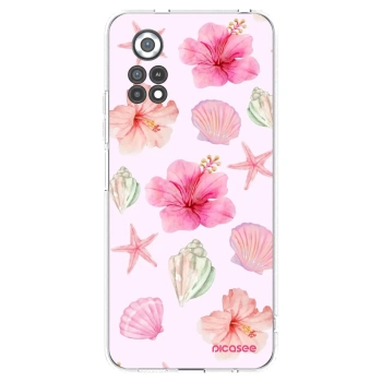 Picasee silikonski prozorni ovitek za Xiaomi Poco X4 Pro 5G - Blush Lagoon