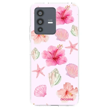 Picasee silikonski prozorni ovitek za Vivo V23 5G - Blush Lagoon