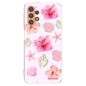 Picasee silikonski prozorni ovitek za Samsung Galaxy A13 4G A135 - Blush Lagoon