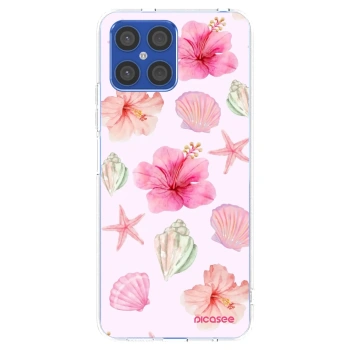 Picasee silikonski prozorni ovitek za Honor X8 4G - Blush Lagoon