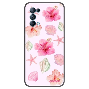 Picasee silikonski črni ovitek za OPPO A16s - Blush Lagoon