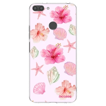Picasee silikonski prozorni ovitek za Huawei P Smart - Blush Lagoon