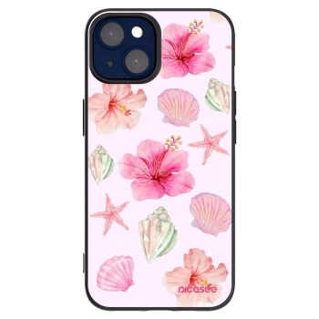 Picasee silikonski črni ovitek za Apple iPhone 14 - Blush Lagoon