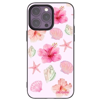 Picasee silikonski črni ovitek za Apple iPhone 14 Pro Max - Blush Lagoon