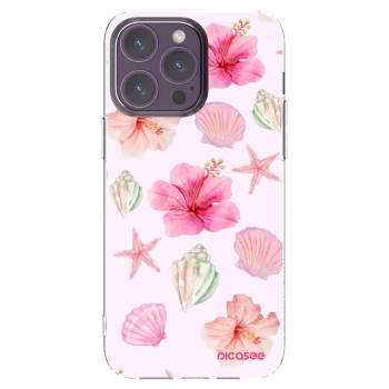 Picasee silikonski prozorni ovitek za Apple iPhone 14 Pro Max - Blush Lagoon