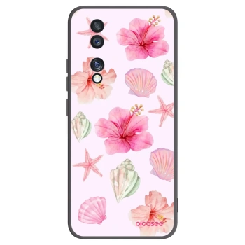 Picasee silikonski črni ovitek za Honor 70 - Blush Lagoon
